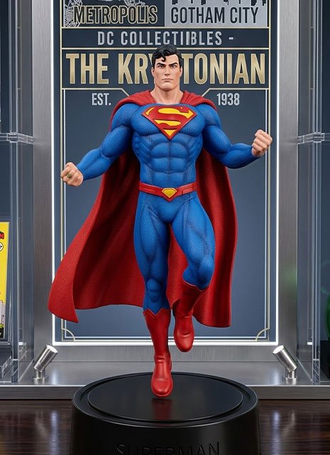 DC LED Superman Figurine