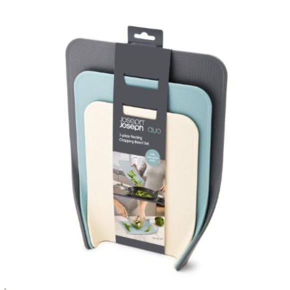 Buy Joseph Joseph Duo 3pc Chopping Board Set Nesting Opal