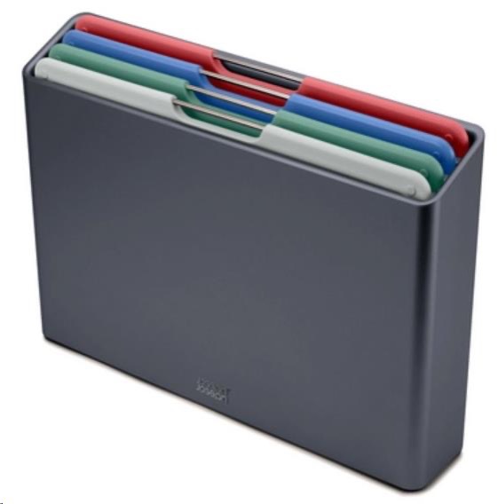Joseph Joseph Folio 4pc Board Set Regir (Graphite/Coast) – Modern Chopping Boards Australia