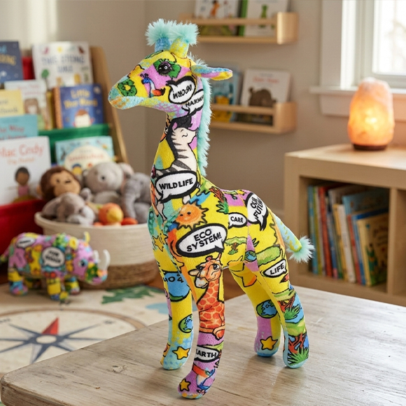 Buy Wild Republic Message Giraffe-plush-toy