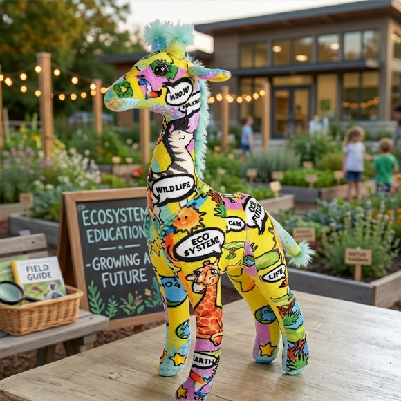 Buy Wild Republic Message Giraffe-plush-toy