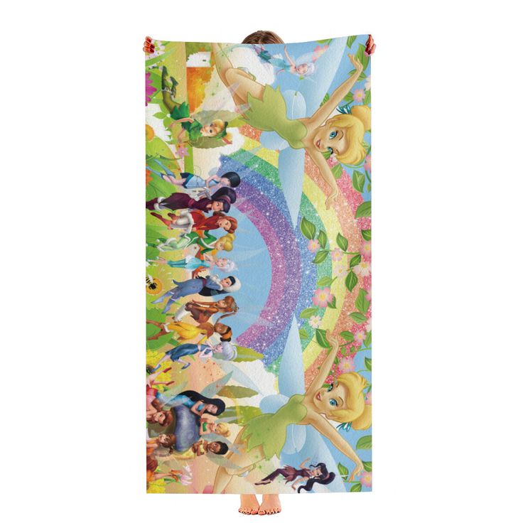 Tinkerbell Oversized Beach Towel