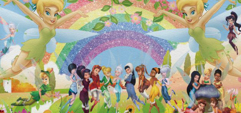 Tinkerbell Oversized Beach Towel