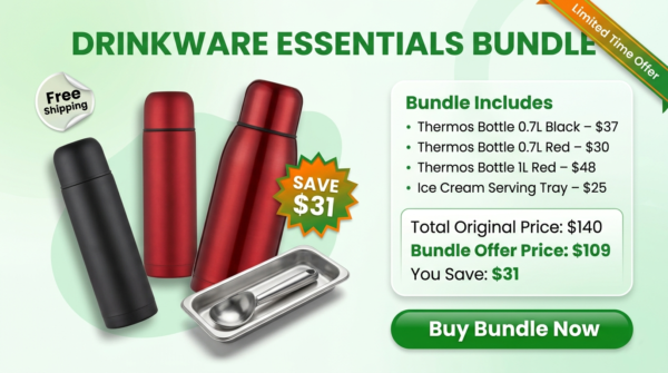 Drinkware essentials offer