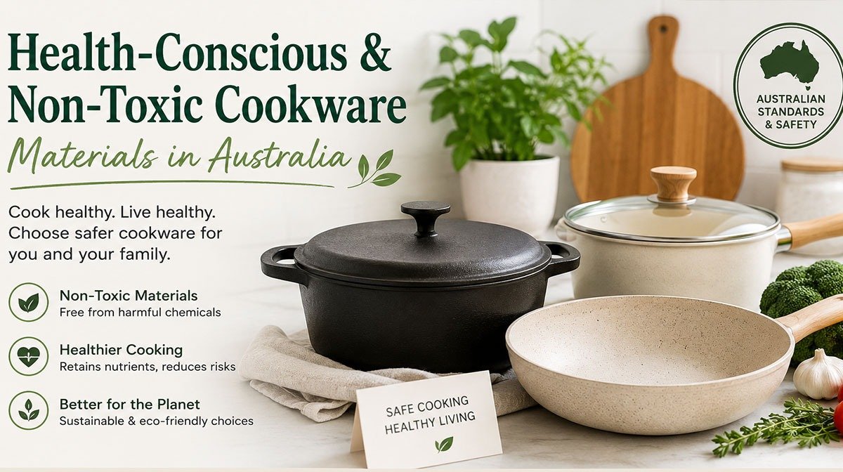 Health-Conscious & Non-Toxic Cookware Materials in Australia